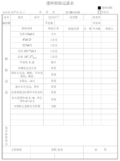 入荷検査