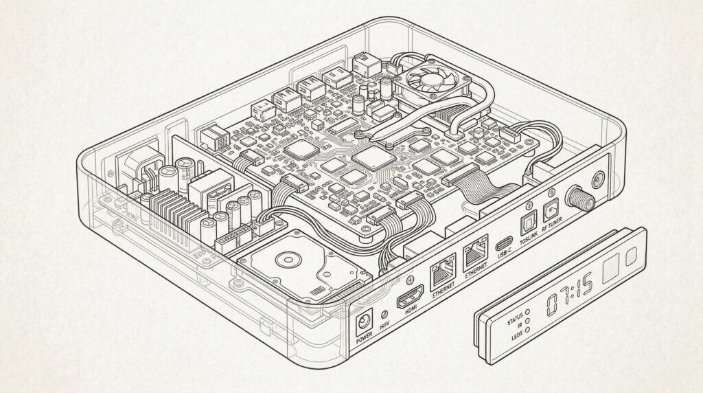 机顶盒的结构图
