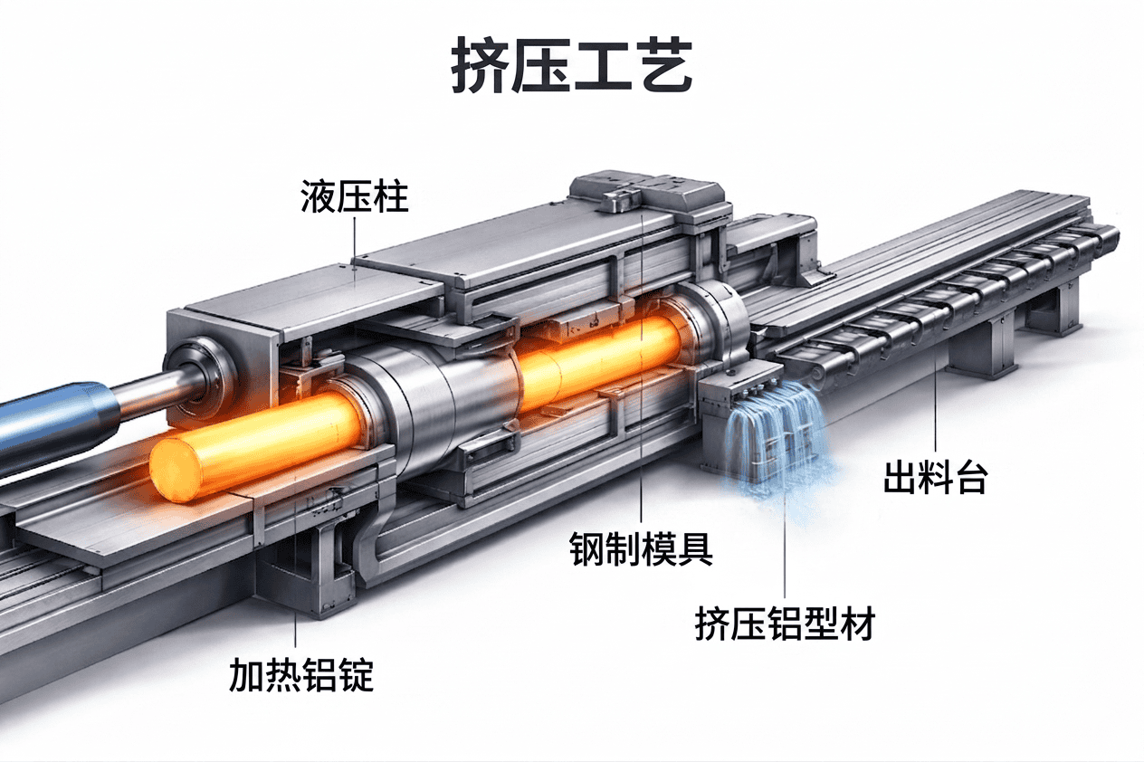 铝型材挤压工艺