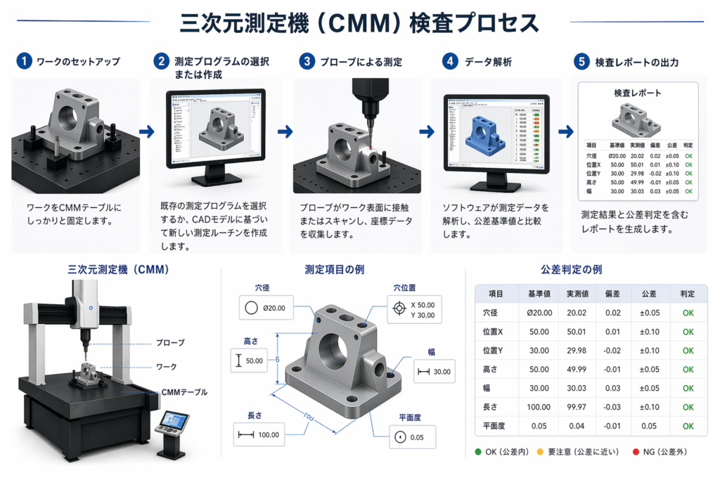 cmm検査工程