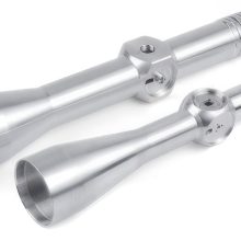 an aluminum telescope housing,section of optical instrument,made by kaitao